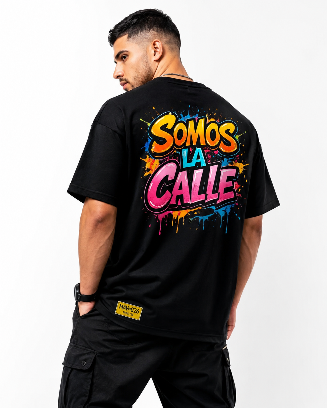 T shirt over size Colors 1 SOMOS LA CALLE